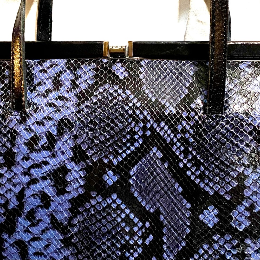 Patricia Nash Python Camellino Frame Bag - image 2